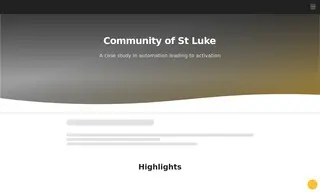 Preview of the Community of St Luke Case Study