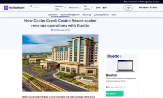 Preview of the Cache Creek Casino Resort Case Study