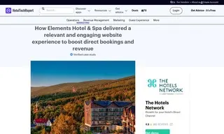 Preview of the Elements Hotel & Spa Case Study