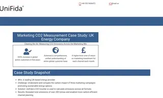 Preview of the Leading UK-Based Energy Provider Case Study