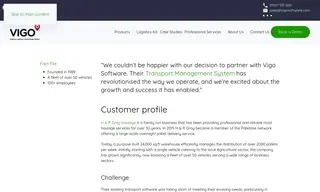 Preview of the H & R Gray Haulage Case Study