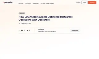 Preview of the LUCAS Restaurants Case Study