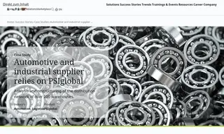 Preview of the Global Automotive and Industrial Supplier Case Study