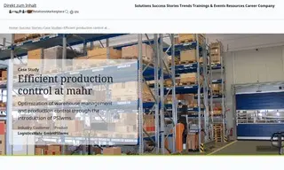 Preview of the Mahr GmbH Case Study