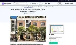 Preview of the The Hazelton Hotel Case Study