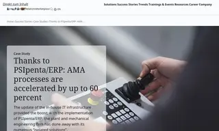 Preview of the AMA Anlagen- und Maschinenbau Amberg GmbH Case Study