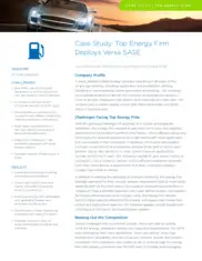 Preview of the Top Energy Firm Case Study