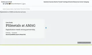 Preview of the AMAG Austria Metall AG Case Study