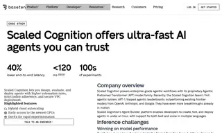 Preview of the Scaled Cognition Case Study