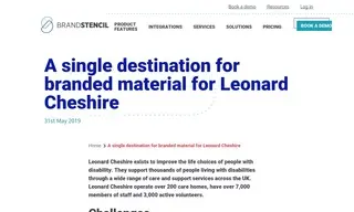 Preview of the Leonard Cheshire Case Study