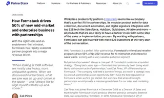 Preview of the Formstack Case Study