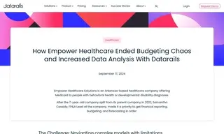 Preview of the Empower Healthcare Solutions Case Study
