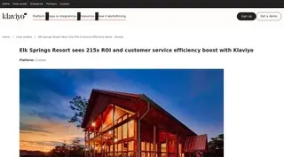 Preview of the Elk Springs Resort Case Study