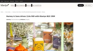 Preview of the Harney & Sons Case Study