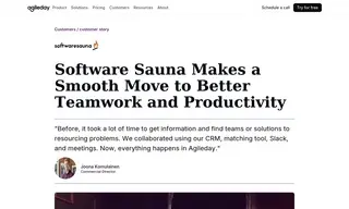 Preview of the Software Sauna Case Study