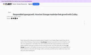 Preview of the Iron Storage Case Study