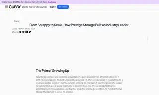 Preview of the Prestige Storage Case Study