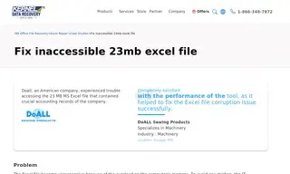 Preview of the DoALL Sawing Products Case Study