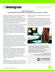 Preview of the Radisson Hotel Group Case Study