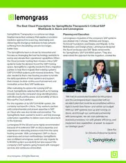 Preview of the SpringWorks Therapeutics Case Study