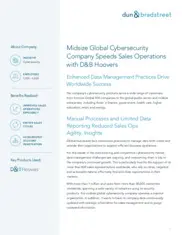 Preview of the Midsize Global Cybersecurity Company Case Study