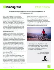 Preview of the Scott Sports Case Study