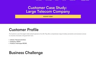 Preview of the Largest Mobile Network Company Case Study