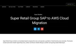 Preview of the Super Retail Group Case Study