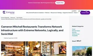 Preview of the Cameron Mitchell Restaurants Case Study