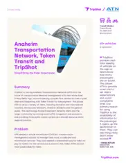 Preview of the Anaheim Transportation Network Case Study