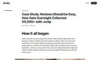 Preview of the Oats Case Study