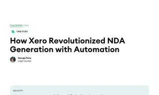 Preview of the Xero Case Study