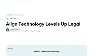 Preview of the Align Technology Case Study