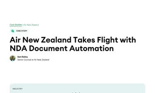 Preview of the Air New Zealand Case Study