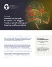 Preview of the American Psychological Association Case Study
