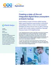 Preview of the Daiichi Sankyo Case Study