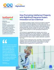 Preview of the Sun Chemical Case Study