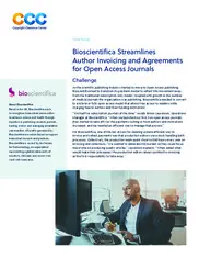 Preview of the Bioscientifica Case Study