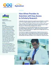 Preview of the Allnex Case Study