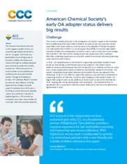 Preview of the American Chemical Society Case Study