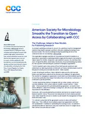 Preview of the American Society for Microbiology Case Study