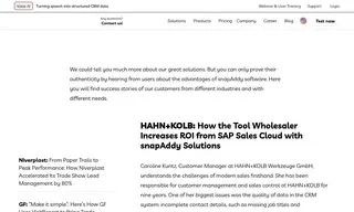 Preview of the HAHN + KOLB Case Study