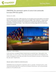 Preview of the OMICRON Case Study