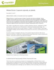 Preview of the Wieland Electric Case Study