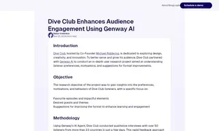 Preview of the Dive Club Case Study