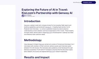 Preview of the Kiwi.com Case Study