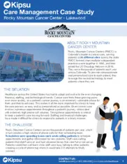 Preview of the Rocky Mountain Cancer Centers Case Study