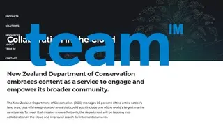 Preview of the New Zealand Department of Conservation Case Study