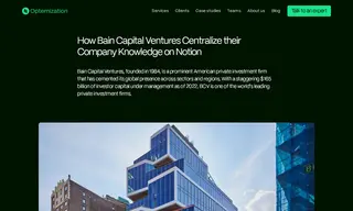 Preview of the Bain Capital Ventures Case Study