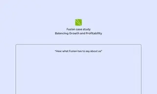 Preview of the Fusian Case Study